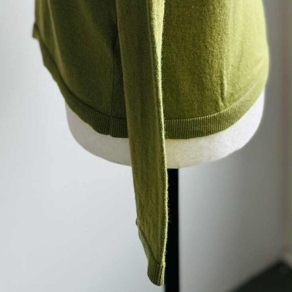 Massimo Dutti Pistachio Soft Touch Wool Blend Fine Knit Crewneck Sweater – US M - Picture 5 of 11